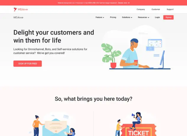 WEdove screenshot
